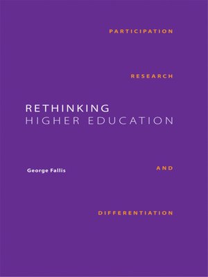 cover image of Rethinking Higher Education